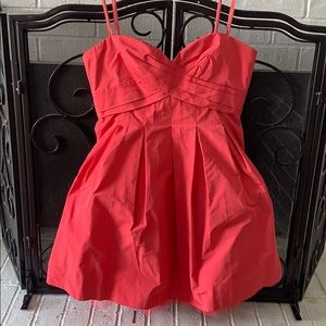 BCBGMAXAZRIA Pink Strapless Dress